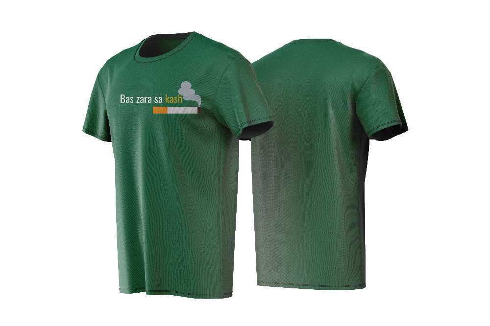 Printed Crew Neck T Shirt