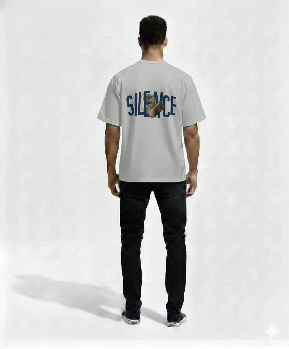 Silence Drop Shoulder T-Shirt