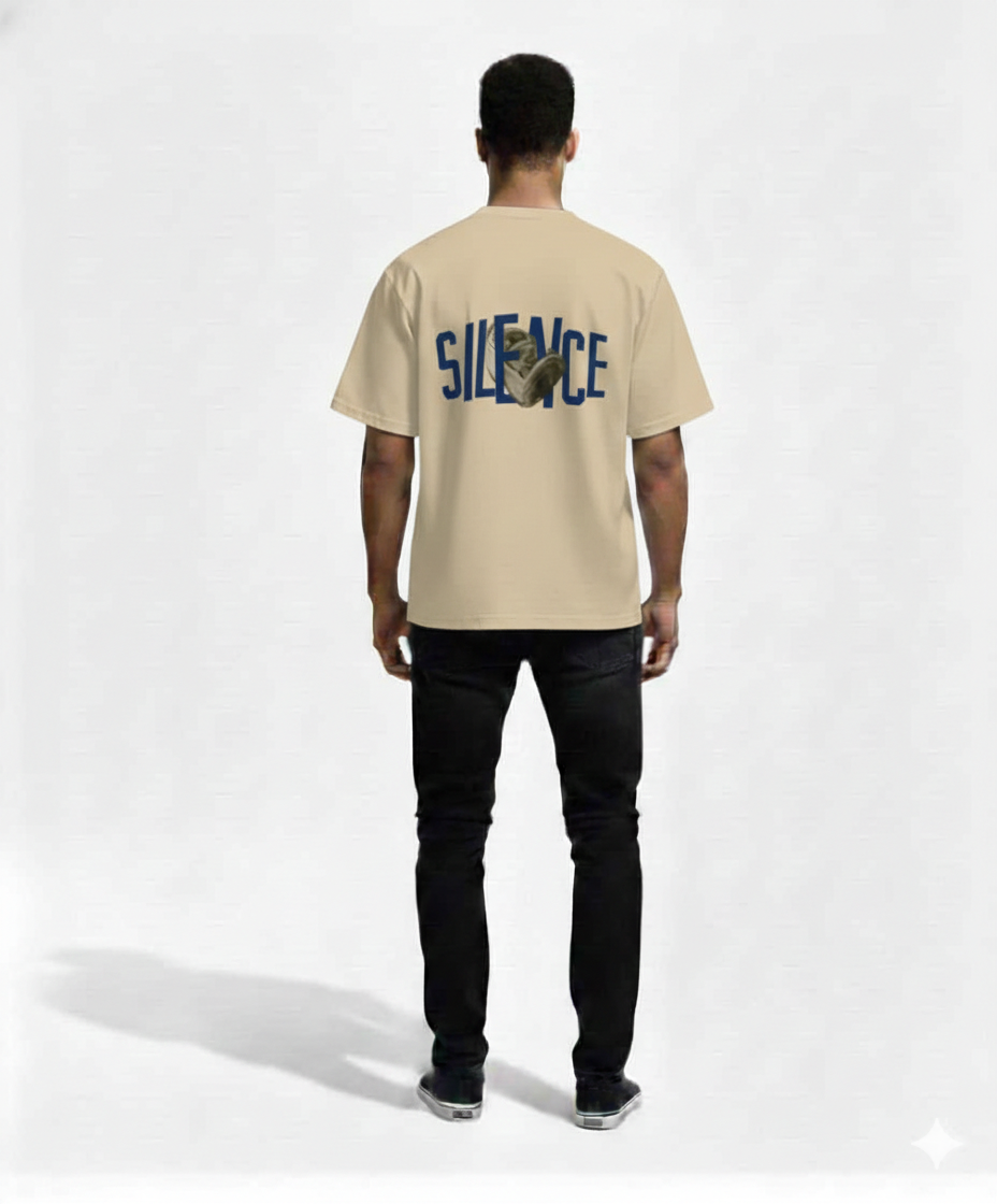 Silence Drop Shoulder T-Shirt